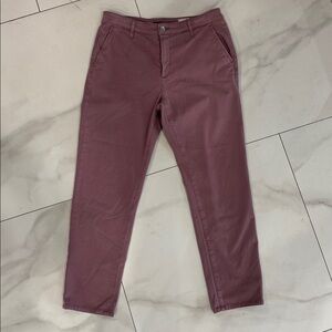 AG Adriano Goldschmied Lavender Sunset Caden Tailored Skinny Pants.  Sz 28
